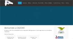 Desktop Screenshot of cadoar.org.do
