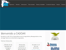 Tablet Screenshot of cadoar.org.do